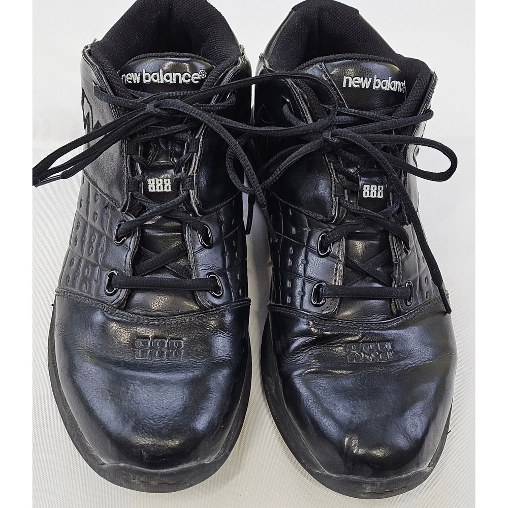 Vtg New Balance 888 Team Basketball Shoes Sneakers Black Leather BB888BP Men 10D